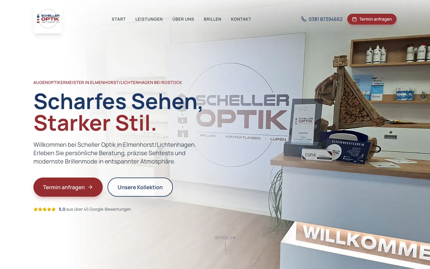 Scheller Optik am Laptop